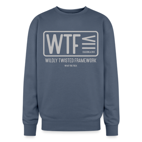 WTF Oversized Sweatshirt - stone blue