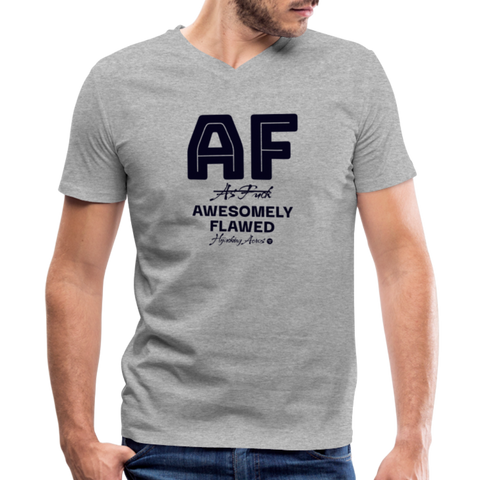 AF V Neck - heather gray
