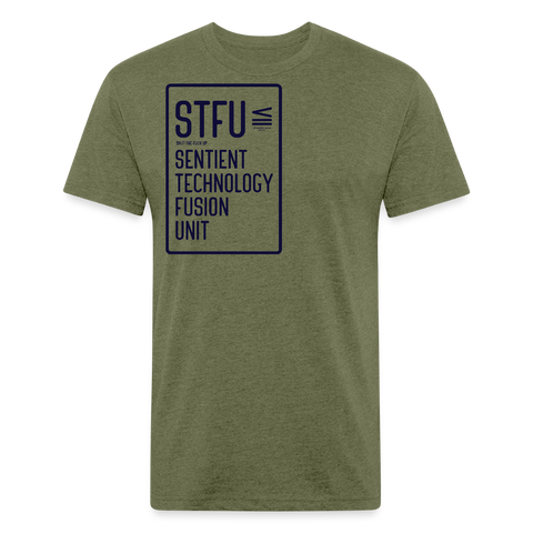 STFU Tee - heather military green