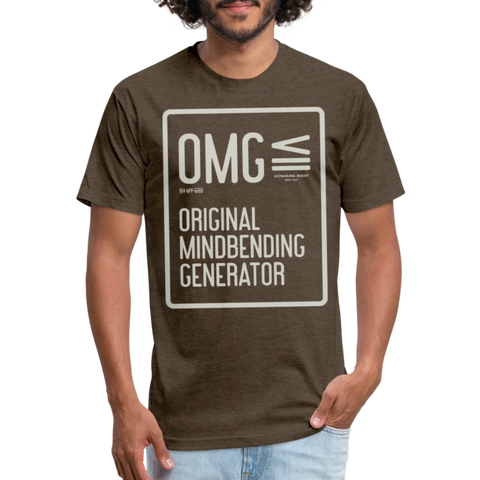 OMG V Neck - heather espresso