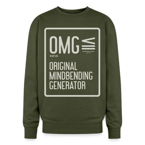 OMG Oversized Sweatshirt - olive green