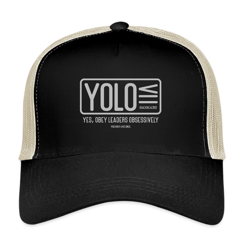 YOLO Vintage Hat - black/oyster