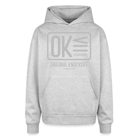 OK Oversized Hoodie - heather grey