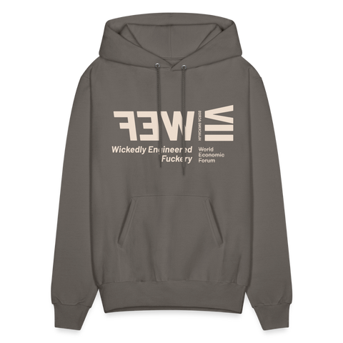 WEF Beige Acro Hoodie - asphalt gray