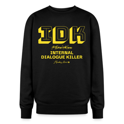 IDK Oversized Sweatshirt - black