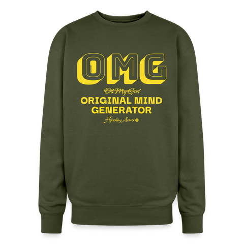 OMG Oversized Sweatshirt - olive green