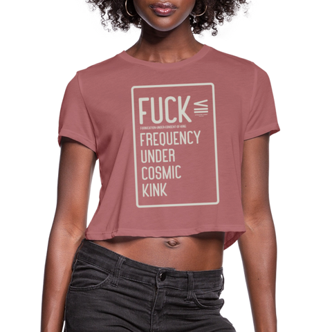 FUCK Tee (W) - mauve