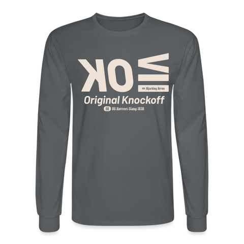 OK Beige Acro Long Sleeve - charcoal