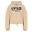 STFU Blue Acro Cropped Hoodie - nude