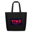 WTF Red Acro Tote - black