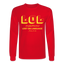 LOL Long Sleeve - red