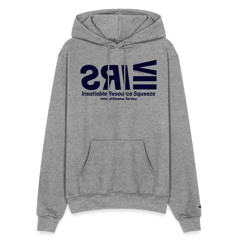 IRS Blue Acros Champion Hoodie - heather gray