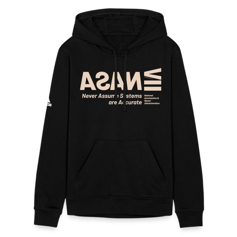 NASA Beige Acro Adidas Hoodie - black