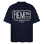 REM  Oversized Tee - french navy