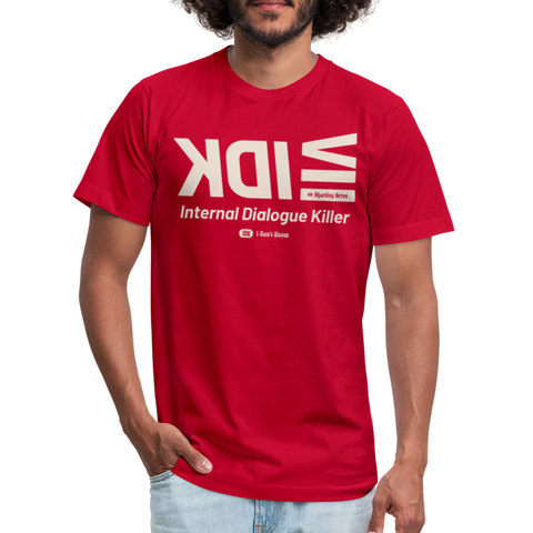 IDK Beige Acro B&C Tee - red