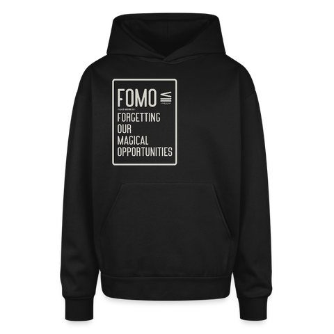 FOMO Oversized Hoodie - black