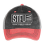 STFU Vintage Hat - washed red / silver
