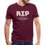 RIP V Neck - maroon