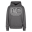 FAQ Oversized Hoodie - graphite gray
