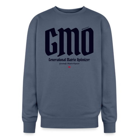 GMO Blue Acro Oversized Hoodie - stone blue