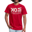 OK Beige Acro B&C Tee - red