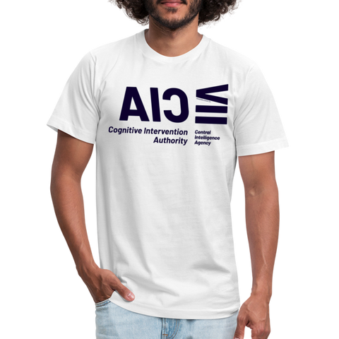 CIA Blue Acro B&C Tee - white