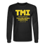 TMI Long Sleeve - black