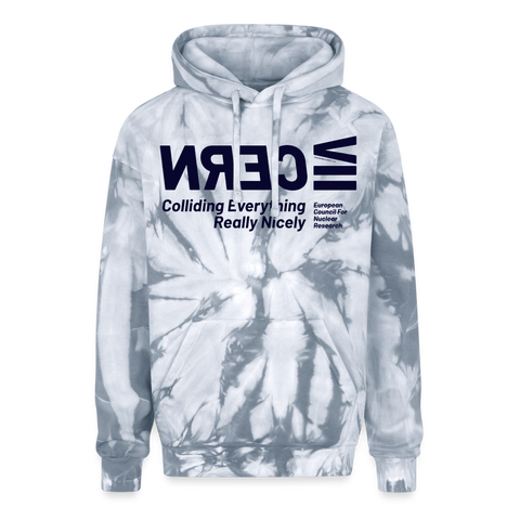 CERN Blue Acro Hoodie - spider silver