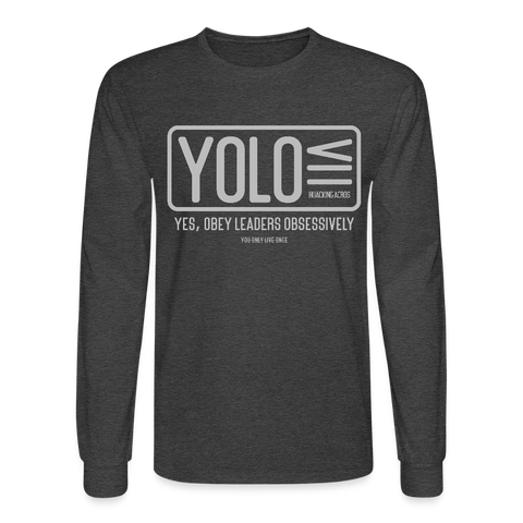 YOLO Long Sleeve - heather black