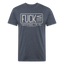 FUCK tee - heather navy