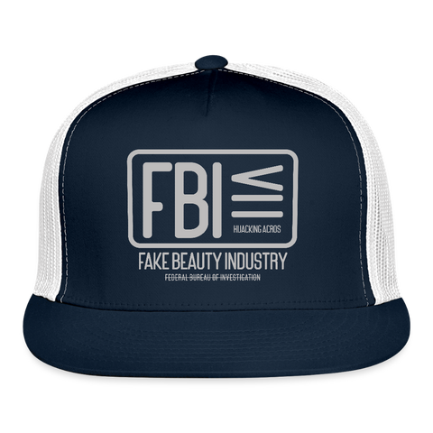 FBI Tuckers Hat - navy/white