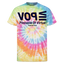 POV Beige Acro Tie Dye Tee - rainbow