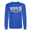 POV Beige Acro Long Sleeve - royal blue