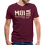 IBM Beige Acro B&C V Neck - maroon