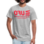 UFO Red Acro Tee - heather gray