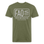 FAQ Tee - heather military green