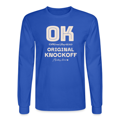 OK Long Sleeve - royal blue