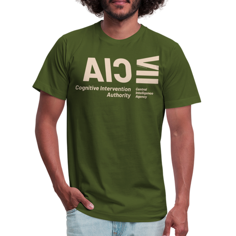 CIA Beige Acro Tshirt - olive