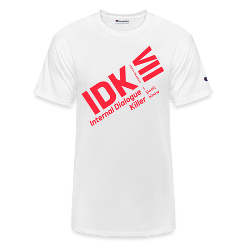 IDK Red Acro Tshirt - white