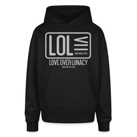 LOL Oversized Hoodie - black
