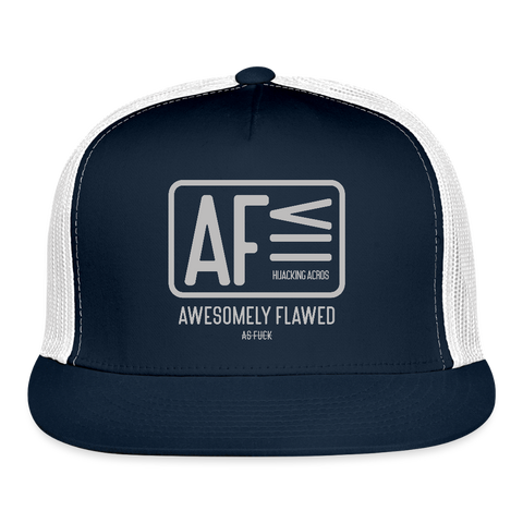 AF Trucker's Hat - navy/white