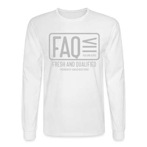 FAQ Long Sleeve - white