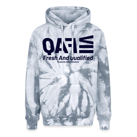 FAQ Blue Acro Hoodie - spider silver