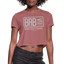 BRB Cropped Tee - mauve