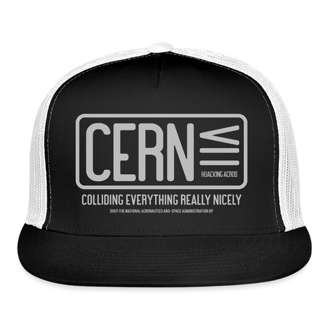 CERN Trucker Hat - black/white