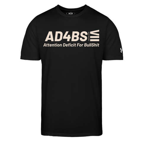 AD4BS Beige Acro Under Armor Tee - black