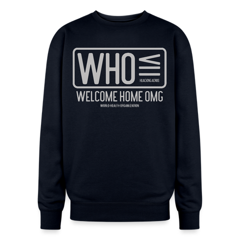 WHO Oversized Sweatshirt - navy