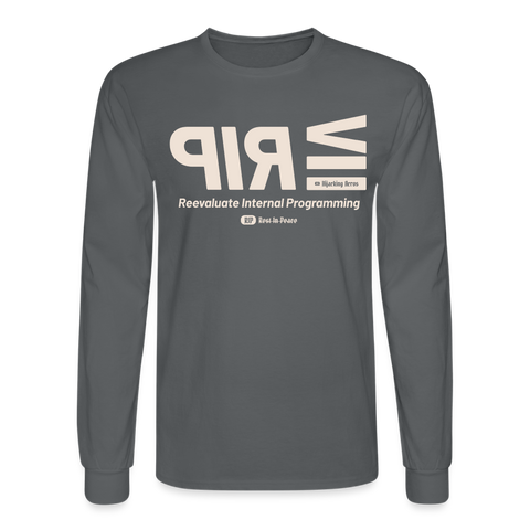 RIP Beige Acro Long Sleeve - charcoal