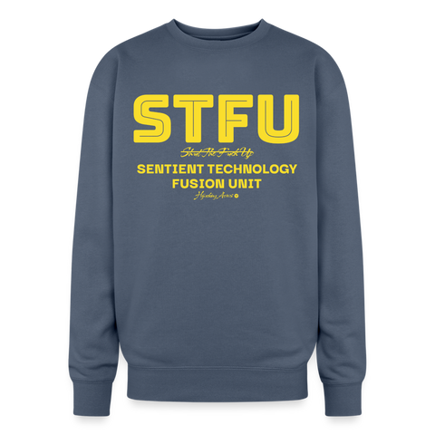 STFU Oversized Sweatshirt - stone blue