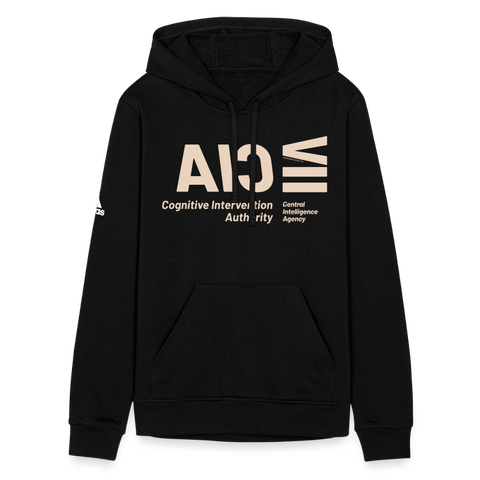 CIA Beige Acro Adidas Hoodie - black